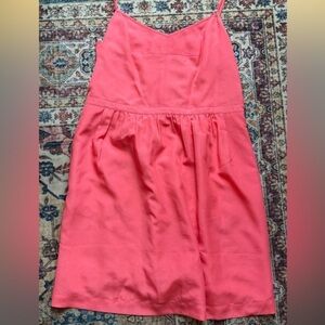 J Crew Factory Womens  Cami Dress  Coral Size 12 Y2K